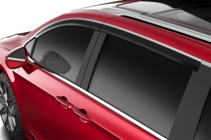 Chrysler Pacifica Window Vents - Husky Liners - Low Profile - Chrome - `17-`23